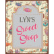 Personlised Custom Name Sweet Shop - Metal Wall Sign