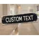 Personlised Custom Your Any Text Metal Long Sign Plaque