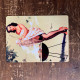 Pin Up Girl BBQ - Metal Personalised Art Wall Sign