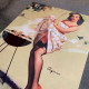 Pin Up Girl BBQ - Metal Personalised Art Wall Sign