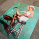 Pin Up Girl BBQ Sausage - Metal Personalised Art Wall Sign