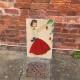 Pin Up Girl Christmas Tree decorating Vintage - Metal Personalised Art Wall Sign