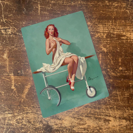 Pin Up Girl Hosipital - Metal Personalised Art Wall Sign