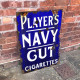 Players Navy Cut - Metal Advertising Wall Sign (1)