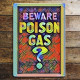 Poison Gas- Metal Humour Wall Sign