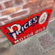 Price Motor Oil - Metal Advertising Wall Sign