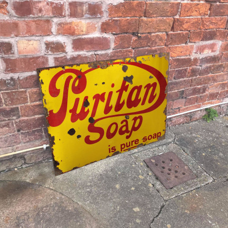 Puritan Soap - Metal Advertising Wall Sign