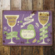 Retro Cocktail Irish Coffee  - Metal Wall Sign Plaque