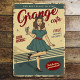 Retro Grange Cafe  - Metal Wall Sign Plaque