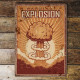 Retro Warning Explosion  - Metal Wall Sign Plaque