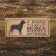 Rottweiler Dog Metal Sign Plaque - A House Is Not a Home without a