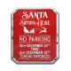 Santa Stop here  - Metal Vintage Wall Sign