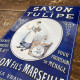 Savon De La Tulipe - Metal Advertising Wall Sign