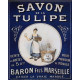 Savon De La Tulipe - Metal Advertising Wall Sign