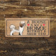 Shih tzu Dog Metal Sign Plaque - A House Is Not a ome without a