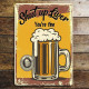 Shut up liver, you&#039;re fine - Metal Vintage Wall Sign