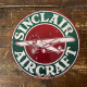 Sinclair Aircraft Garage Circle - Metal Street Sign Wall Sign