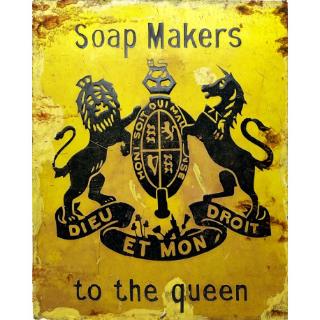 Soap Makers To the queen Metal Sign Plaque