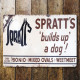 Spratt&#039;s Dog Food - Metal Advertising Wall Sign