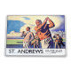 St Andrews The Home Of The Royal And Ancient Game - Metal Travel Wall Sign