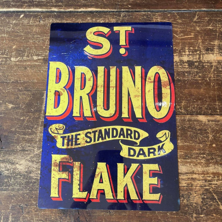 St Bruno Flake Metal Sign Plaque