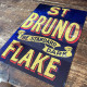 St Bruno Flake Metal Sign Plaque