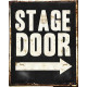 Stage Door - Metal Advertising Wall Sign