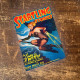 Startling Stories Pinup Girl Witch Broom - Metal Humour Wall Sign