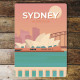 Sydney Australia - Metal Wall Sign Plaque