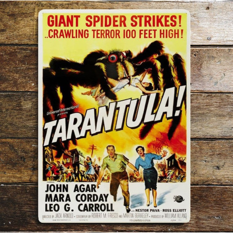 Tarantula - Metal Movie Wall Sign