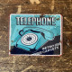 Telephone Retro - Metal Humour Wall Sign