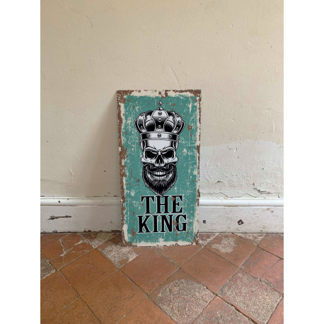 The King Skull -   Metal Wall Sign