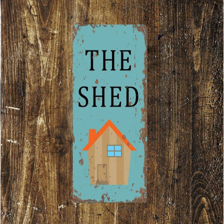 The Shed  -  Metal Wall Sign