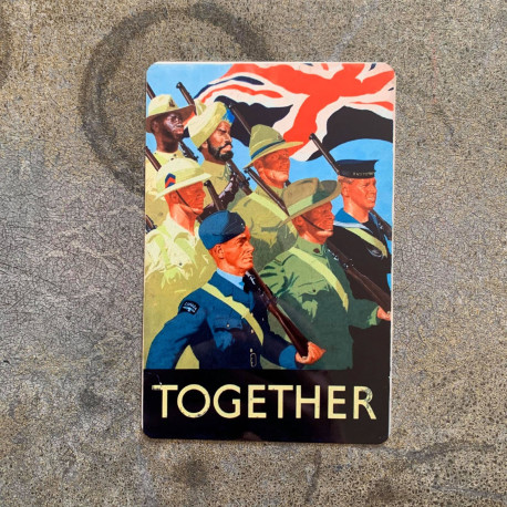 Together - Metal Propaganda Wall Sign