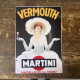 Vermouth Martini Drink  - Metal Advertising Wall Sign