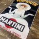 Vermouth Martini Drink  - Metal Advertising Wall Sign