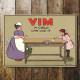 Vim A Child Can Use It - Metal Advertising Wall Sign