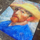 Vincent Van Gogh Self Potrait - Metal Fine Art Wall Sign