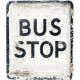 Vintage Bus Stop Style - Metal Travel Wall Sign