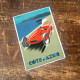 Vintage Cote D&#039;azur Car Racing - Metal Travel Wall Sign