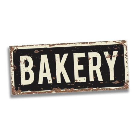 Vintage Shop sign Bakery Shop -  Metal Wall Sign