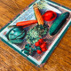 Vintage Veg Vegetable  - Metal Sign Plaque