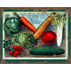 Vintage Veg Vegetable  - Metal Sign Plaque