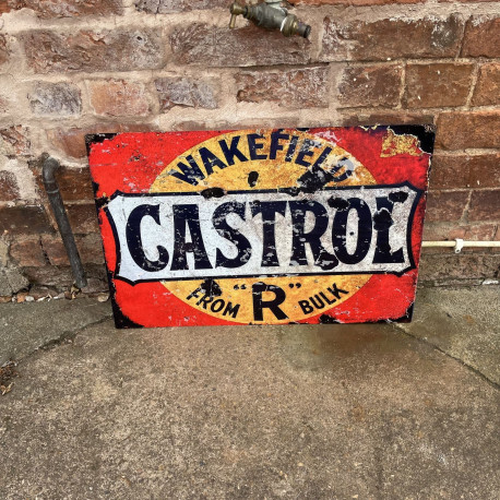 Wakefirld Castrol Oil Tin Sign Metal Sign Plaque