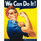 We Can Do It ! - Metal Humour Wall Sign