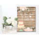 Wedding  All You Need Is Cake -  Metal Wall Sign