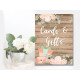 Wedding  Card &amp; Gifts -  Metal Wall Sign