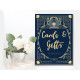 Wedding  Card &amp; Gifts Art Deco -  Metal Wall Sign