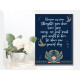 Wedding Forever In Our Thoughts, Lost Ones Art Deco  -  Metal Wall Sign