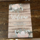 Wedding Welcome  -  Extra Large  Metal Wall Sign